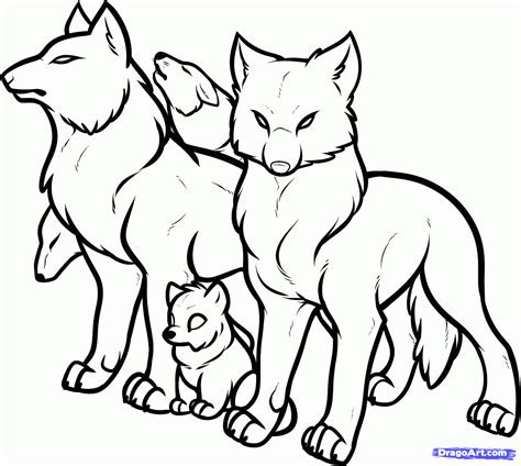 Wolf Pack Coloring Pages - Coloring Home