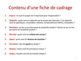 Fiche Contenu Note De Cadrage Ppt