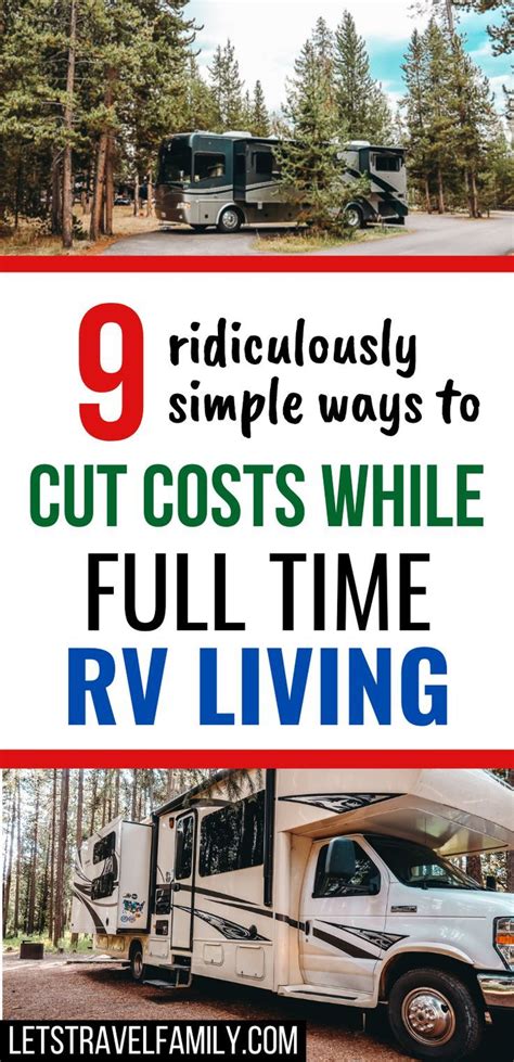 Full Time Rv Living Simple Ways To Cut Costs And Save Money