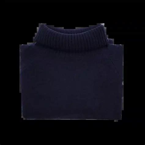 Ak Mc Womens Roll Neck Pure Cashmere Sweater In Navy Alexander Kraft