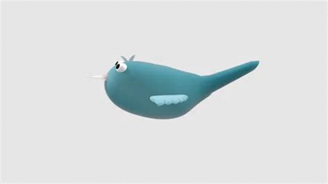 3d render animation of flying bird on tr... | Stock Video | Pond5