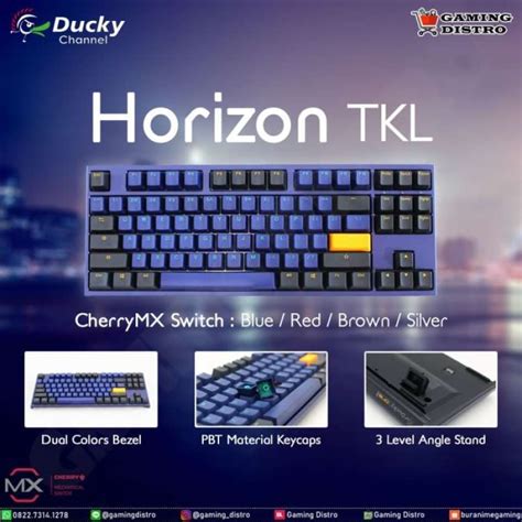 Promo Ducky One 2 Horizon TKL Mechanical Keyboard Diskon 23 Di Seller