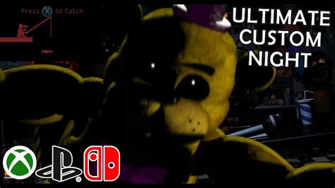 Fnaf Ultimate Custom Night Console Port Fredbear Secret Jumpscare