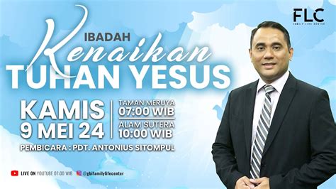 IBADAH KENAIKAN TUHAN YESUS PERPISAHAN YANG MEMBAWA SUKACITA PDT