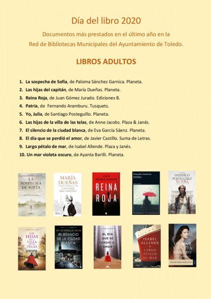 Ayuntamiento De Toledo D A Del Libro En Las Bibliotecas Del