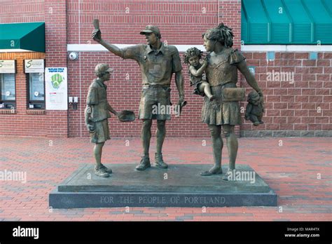 Hadlock field baseball stadium in Portland Maine Stock Photo - Alamy