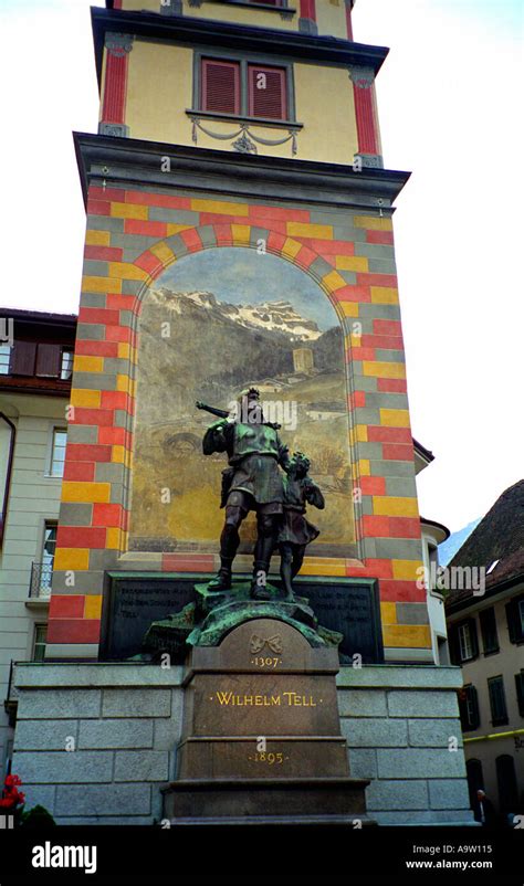 William tell statue hi-res stock photography and images - Alamy