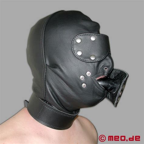 Ledermaske Bdsm Mit Mundknebel Bei Meo Online Kaufen Ledermasken