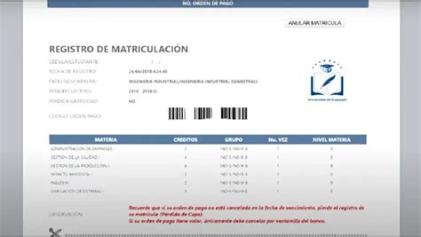 Siug Matriculaci N Universidad De Guayaquil