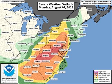 East Coast Faces Unusually Dangerous Thunderstorm Threat Monday The