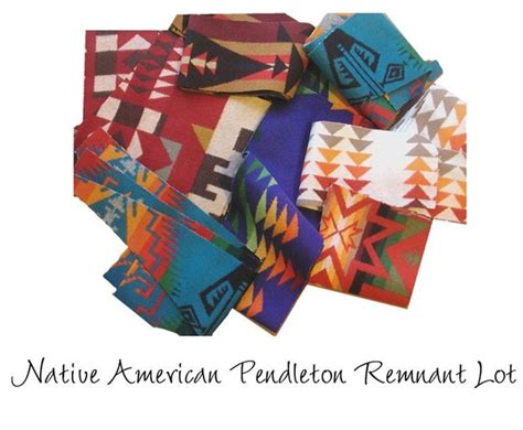 Native American Pendleton Blanket Remnants