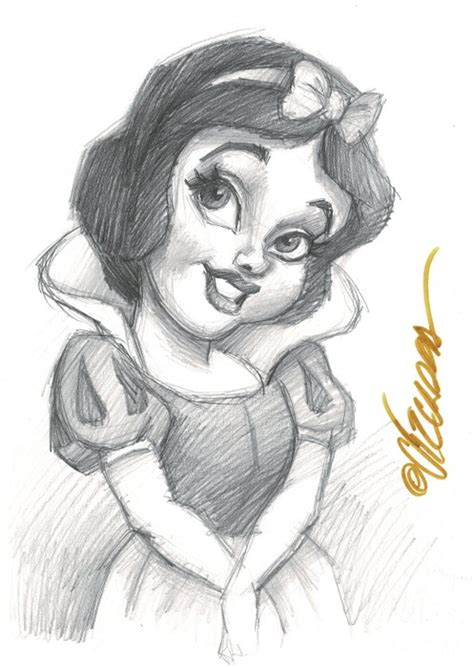 Snow White Original Drawing Joan Vizcarra Catawiki