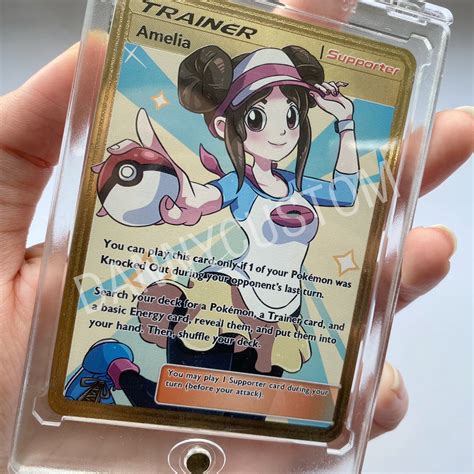 Custom Pokemon Card Pokemon Cards Metal Personalized Pokemon - Etsy ...