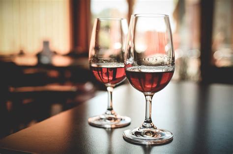 Two Glasses With Alcohol Drink Free Stock Photo Picjumbo