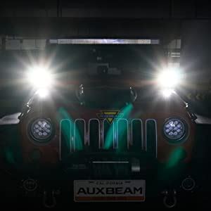 Auxbeam Inch Led Pod Lights With Dt Wiring Harness Kit W Spot Beam