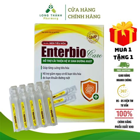 Men Tiêu Hoá Enterbio Care Bổ Sung Lợi Khuẩn Tăng Cường Tiêu Hóa Cho Bé Hộp 20 ống 10ml