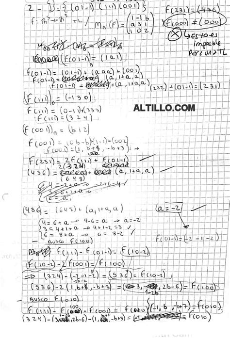 2º Parcial A Algebra 2023 CBC UBA