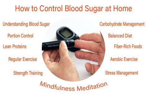 Effective Ways To Manage Blood Sugar Levels At Home Myhealthteacher