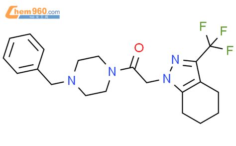 332943 75 6 1 4 Benzyl Piperazin 1 Yl 2 3 Trifluoromethyl 4 5 6 7