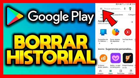 Como Borrar El Historial De Play Store Youtube