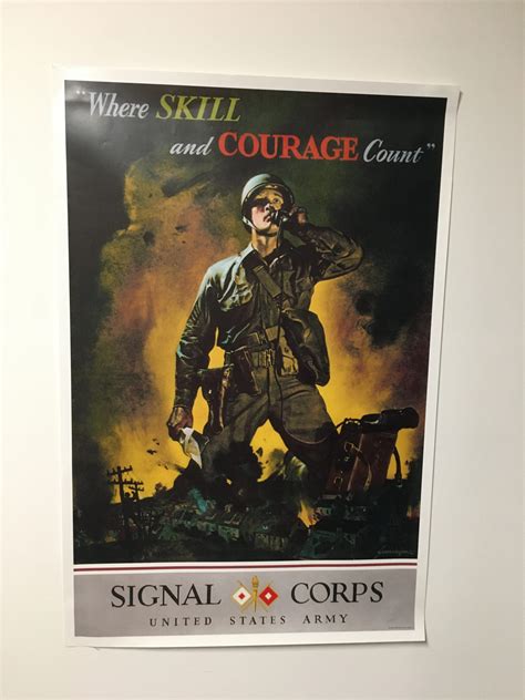 signal corps poster – Signal Corps Regimental Association