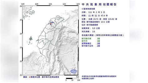 新竹又連兩震「芮氏規模36」 鄭明典：極為淺層、震央感受明顯｜四季線上4gtv