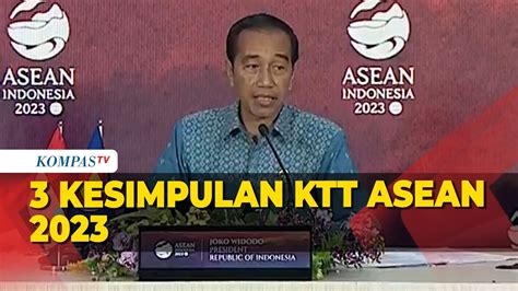 Pernyataan Lengkap Jokowi Soal Hasil KTT ASEAN 2023 YouTube