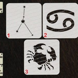 The Symbols For Zodiac Signs Are Shown In Black And White