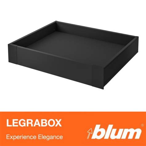 Blum Legrabox Shallow Inner Drawers Carbon Black