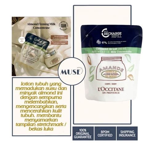 Jual Loccitane Almond Milk Concentrate Refill Ml Firming Body