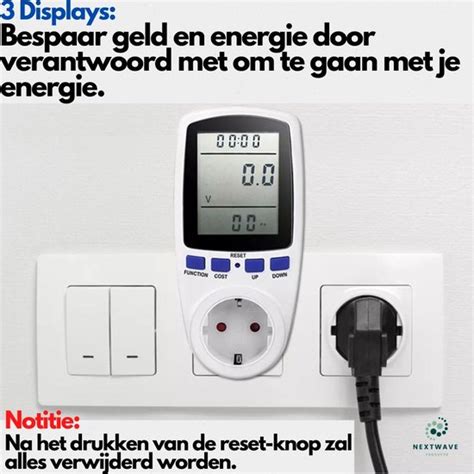 Nextwave Product Energiemeter Verbruiksmeter Kwh Meter