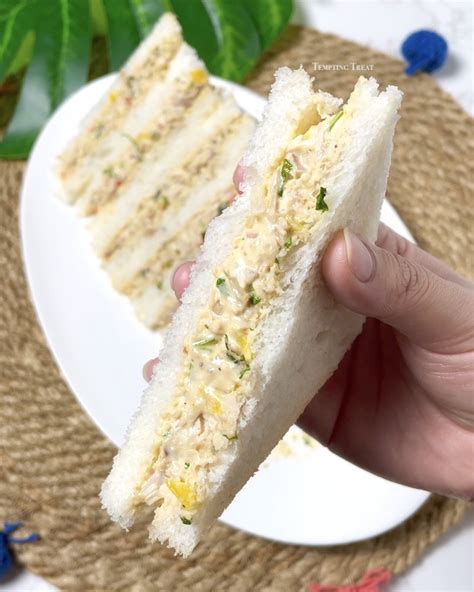 Achari Chicken Mayo Sandwich Recipe Tempting Treat