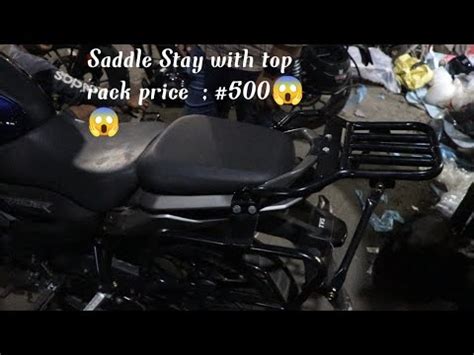 Raider Mai Saddle Stay Top Rack Modified Ll Tvs Raider 125 Review Ll