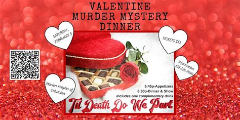 Valentine Murder Mystery Dinner Visitsi