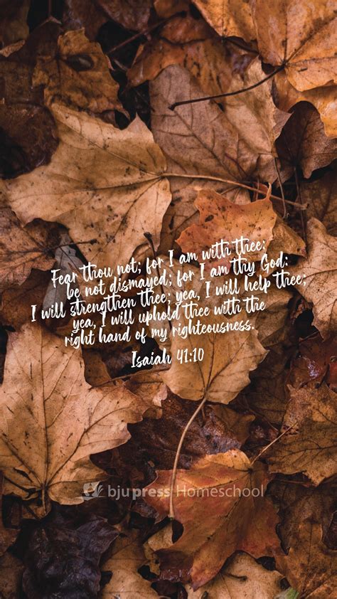 Fall Wallpaper With Scripture Verses