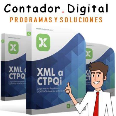 Pólizas masivas a CONTPAQi desde XML Contador Digital