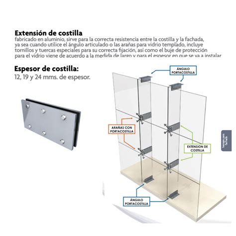 Extension De Costilla De Cm Y Cm De Largo Herralum In