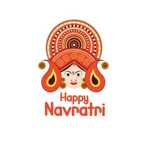 Premium Vector | Happy Navratri Logo Design