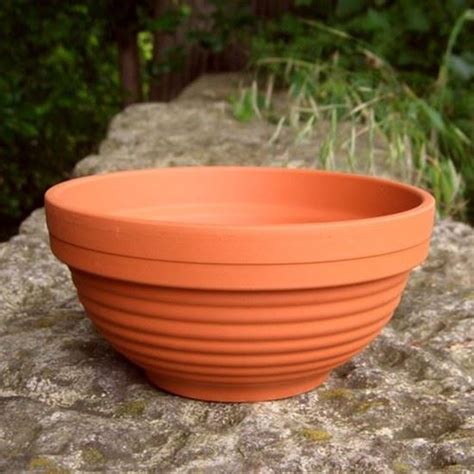 Flowerpot Bowl Terracotta Uk Hand Made Uk Terracotta Production