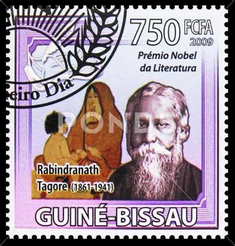 Rabindranath Tagore, Nobel Prize serie, circa 2009 ~ Hi Res #248462608