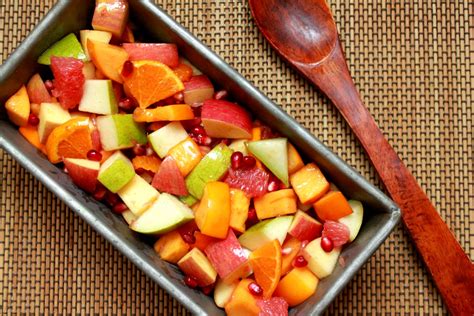 Sweet And Spicy Fall Fruit Salad — Shauna Sever