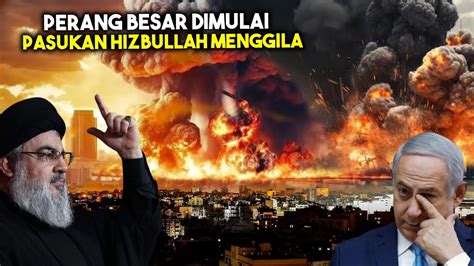 KARMA NETANYAHU ISRAEL JADI LAUTAN API Serangan Besar Besaran Atas