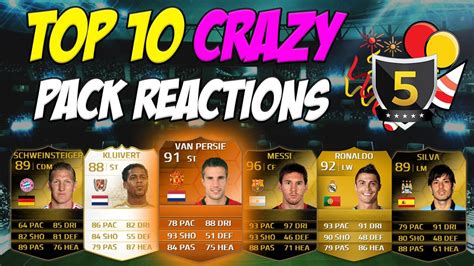 Fifa 14 Top 10 Crazy Live Pack Reactions 5yrsoffut Ft Legends Motm