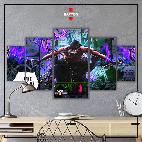 Jual Baryon Wall Decor One Piece Roronoa Zoro Set Hiasan Dinding