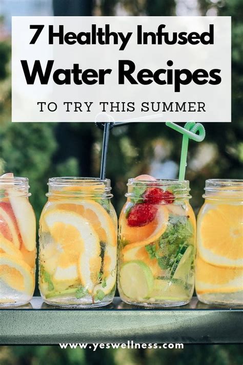 7 Healthy Infused Water Recipes To Try This Summer Water Recipes Infused Water Recipes Detox