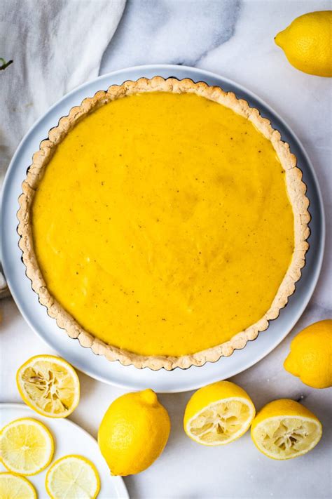 Easy Vegan Lemon Tart Recipe Gluten Free Healthy The Banana Diaries