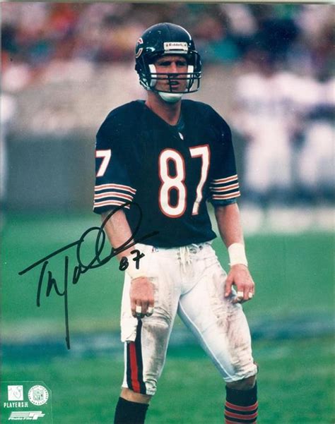 Tom Waddle autographed 8x10 Photo (Chicago Bears)