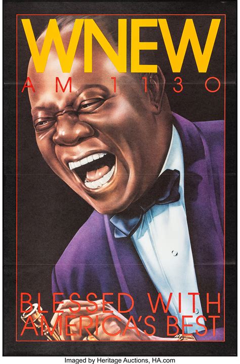Louis Armstrong/Ella Fitzgerald for WNEW AM 1130 (WNEW, 1991). Flat