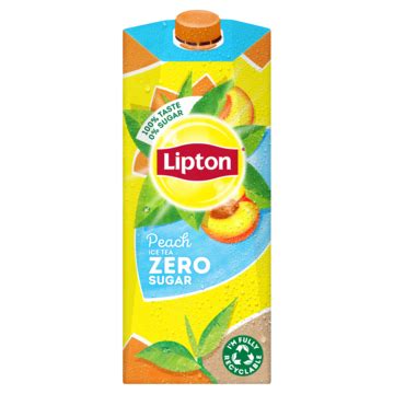 Lipton Ice Tea Peach Zero Sugar 1 5l Bestellen Fris Sap Koffie