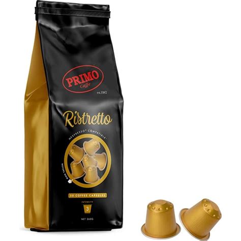 Primo Caffe Coffee Ristretto Hermetic Capsules 2pk 50pc Woolworths